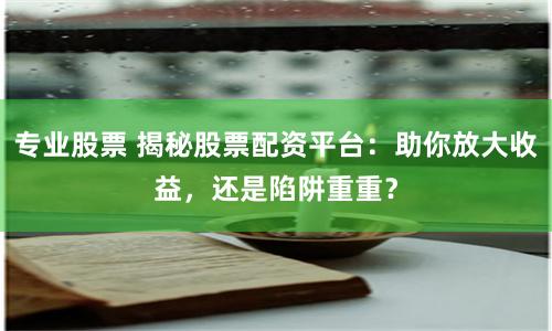 专业股票 揭秘股票配资平台：助你放大收益，还是陷阱重重？